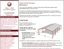 Tablet Screenshot of cezeorbenergie.fr